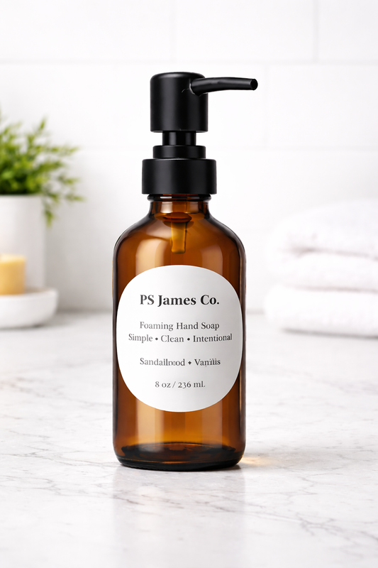 Warm Homemade Foam Hand Soap